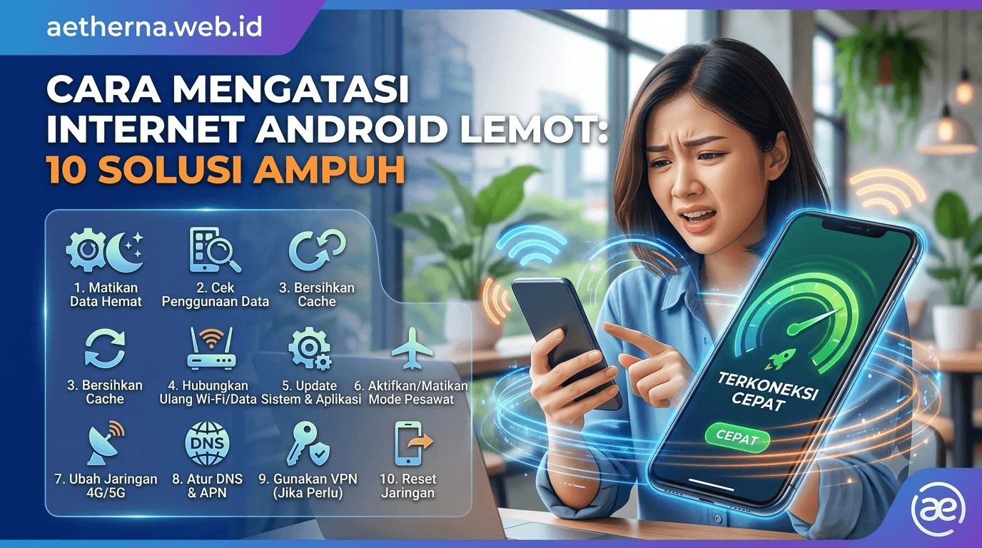 10 Cara Mengatasi Internet Android Lemot dengan Mudah