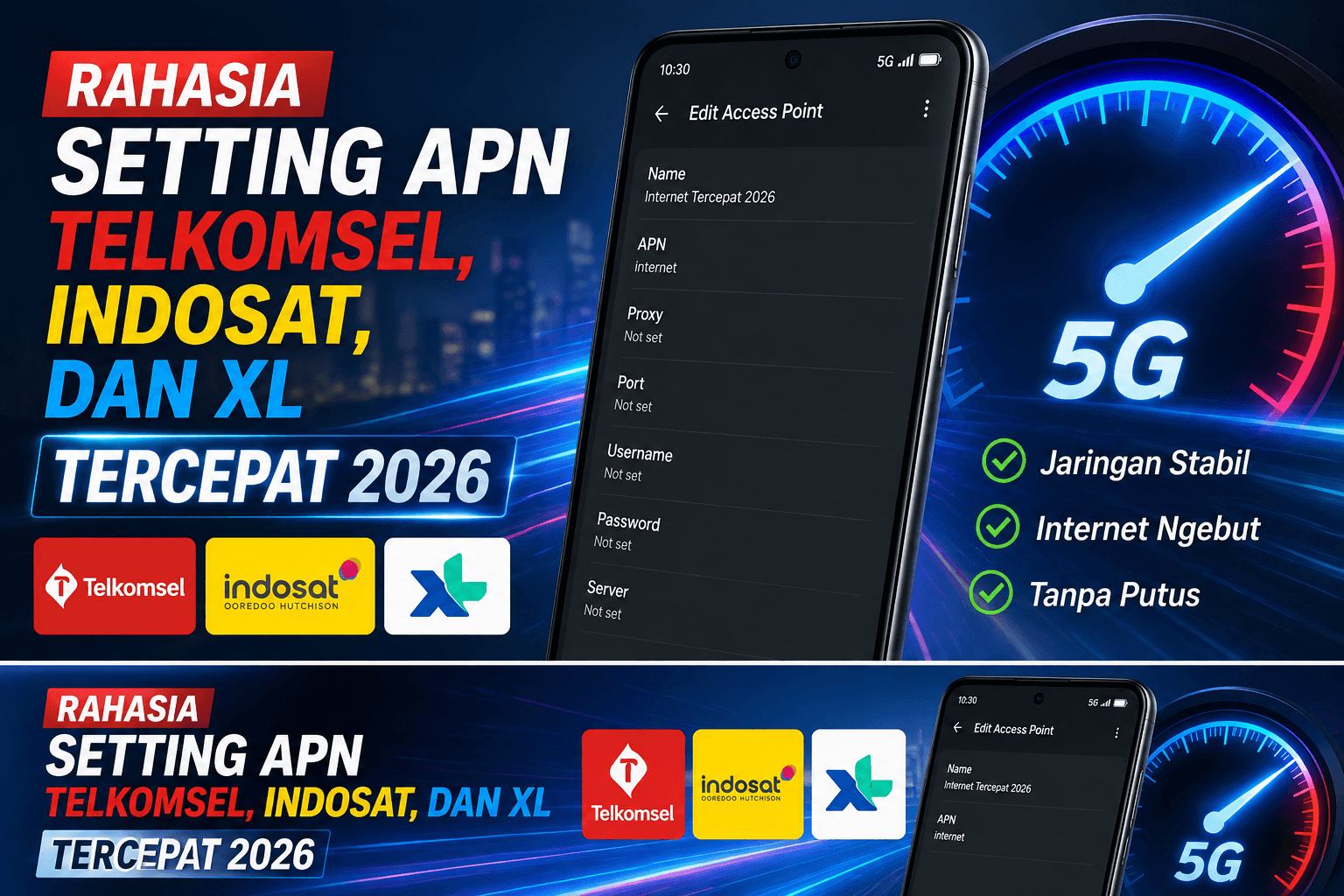 Setting APN Tercepat 2026