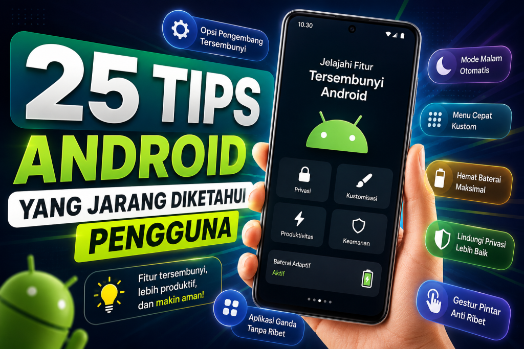 25 Tips Android yang Jarang Diketahui Pengguna