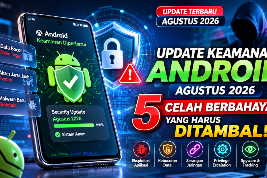 Update Keamanan Android Agustus 2026: 5 Celah Berbahaya yang Harus Ditambal